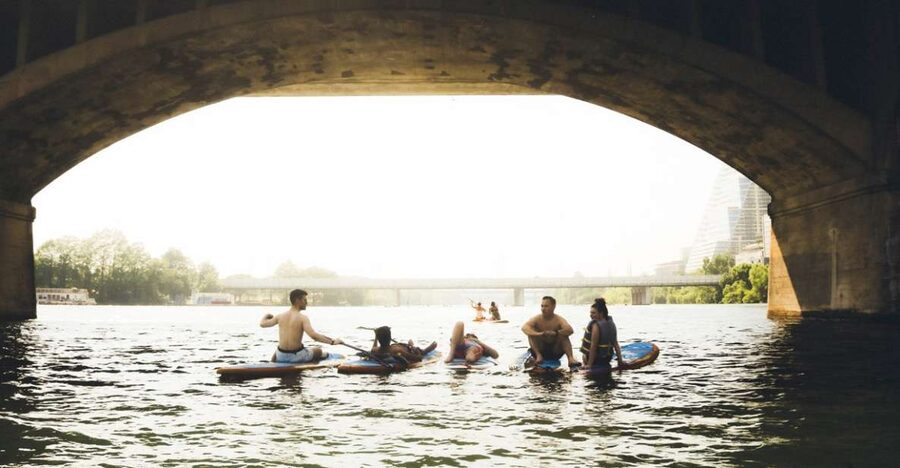Austin: Lady Bird Lake Stand-Up Paddleboard Rental - First Views of Austin from Lady Bird Lake
