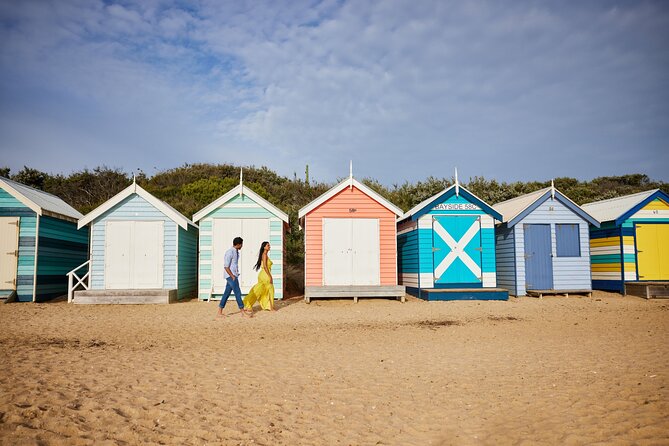 Brighton Bath Boxes & Puffing Billy & Penguin Parade 1-Day Tour - Brighton’s 82 beach boxes