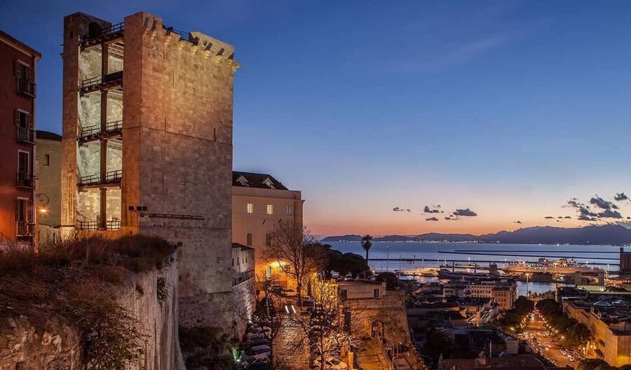 Cagliari City tour and Flamingos Park by minivan and walking - Poetto Beach from the minivan