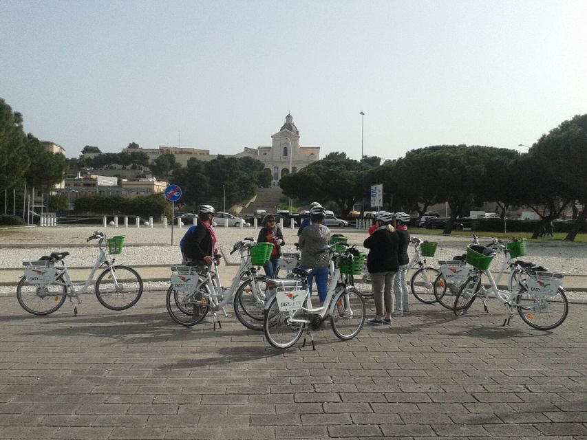 Cagliari E-Bike Tour: Canals & Flamingos at Molentargius - Crossing toward Poetto Beach