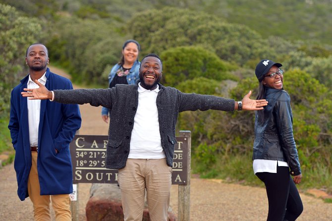 Cape Peninsula Private Tour with entrance fees to Cape of Good Hope and Penguins - Maidens Cove delivers the first big view