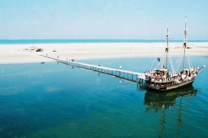 Djerba Flamingo Island Pirate Boatrip - Trip, Lunch & Pick-up - A short beach stop with warm water