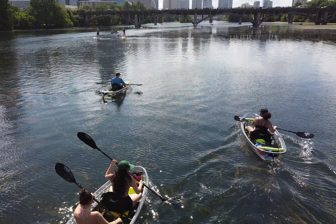Downtown Austin Skyline Clear Kayak Tour at Lady Bird Lake - Starting at 30 East Avenue