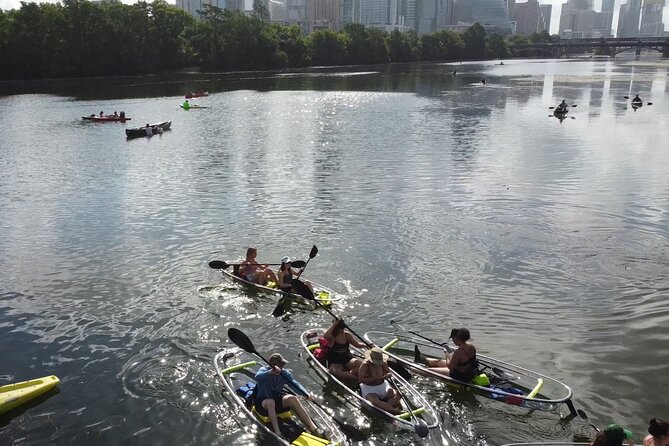 Downtown Austin Skyline Clear Kayak Tour at Lady Bird Lake - Paddle beneath the Austin skyline