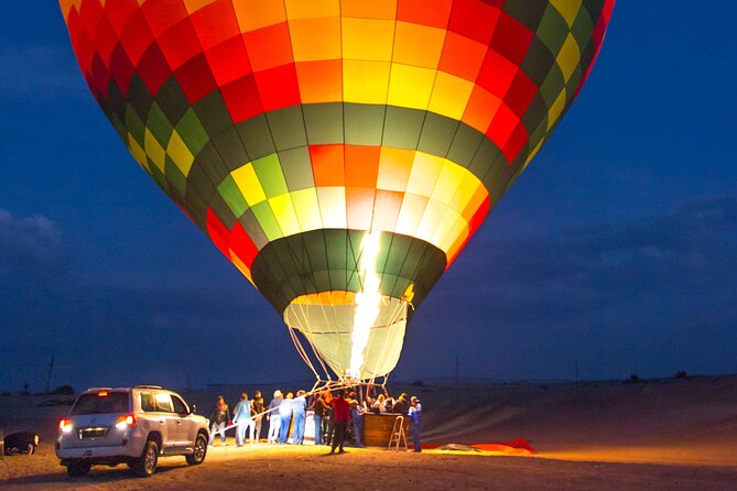 Dubai Hot Air Balloon Ride with Breakfast, Falconry & Camel Ride - A closer look at the camel and falconry stop