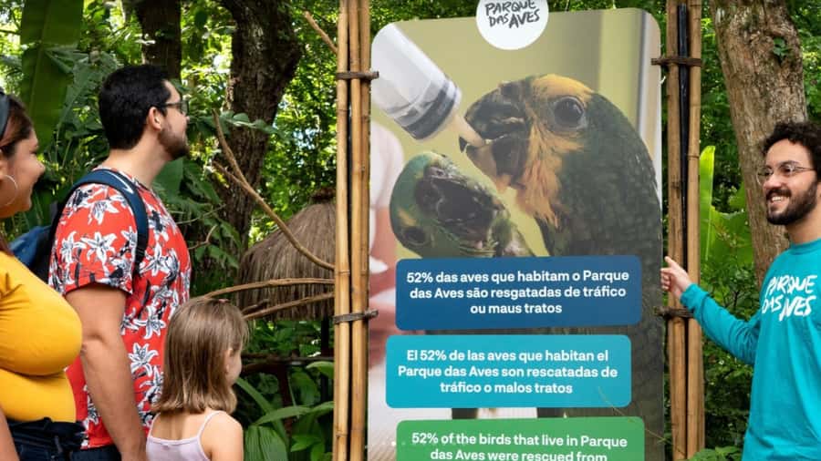Foz do Iguaçu: Bird Park Tour with Tickets - Macaws, flamingos, and the best places to pause