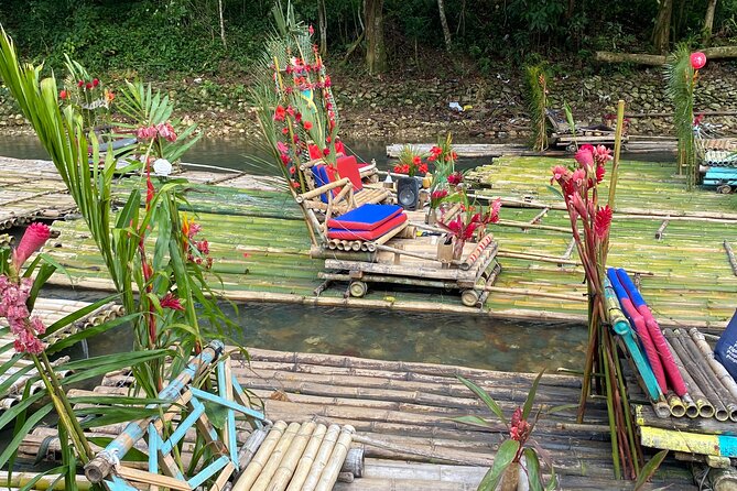 Great River Bamboo Rafting and Bird Sanctuary Combine Tour From Montego Bay - Lethe Estate and the 30-foot bamboo raft