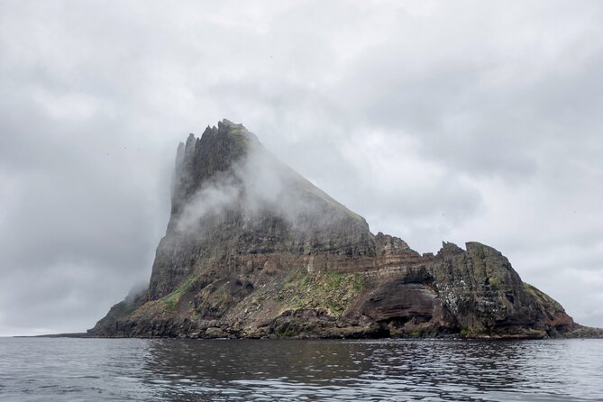 Guided Puffin Safari Boat Tour - Drangarnir, the final dramatic view