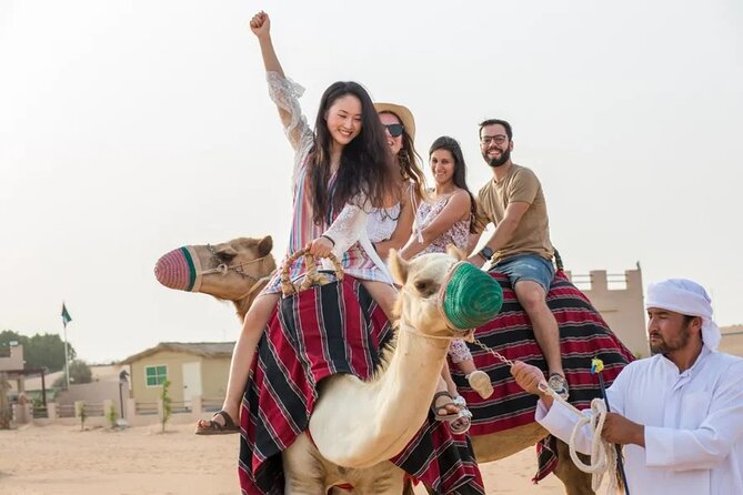 Hot Air Balloon Flight in Dubai with Breakfast, Falconry and Camel Ride - Sunrise from a balloon over the Dubai desert