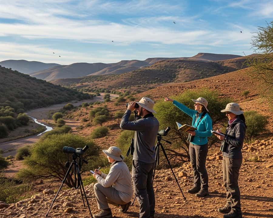 Marrakech: Ait Mizzan Valley Birdwatching Tour with Guide - Berber villages, family food, and local hospitality