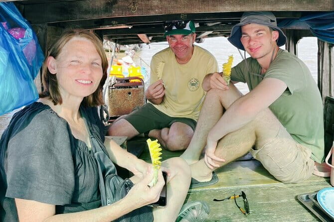 Mekong 2-Day Tour Floating Market-Bird Sanctuary-Flower Village - Chau Doc at the end of a full first day