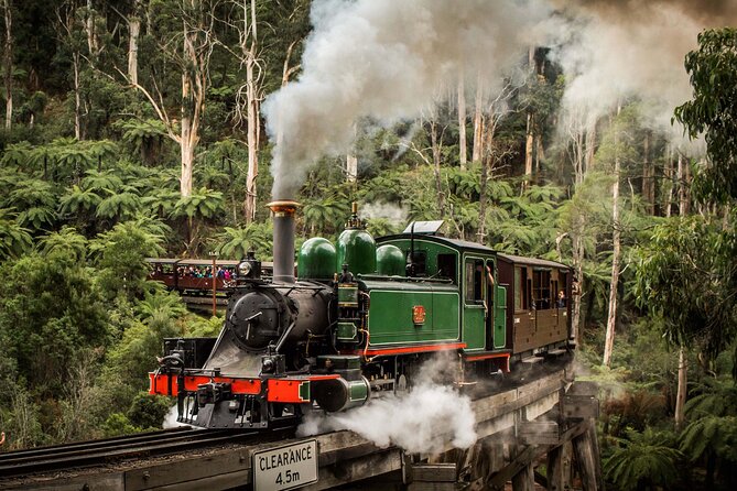 Melbourne Puffing Billy Train and Penguin Parade Day Tour Escape - Key points at a glance