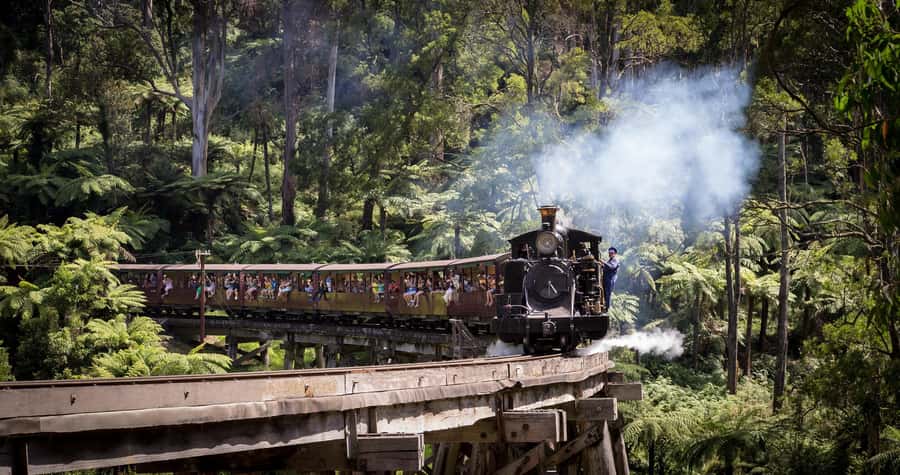 Melbourne: Puffing Billy Train & Penguin Island Excursion - Pickup points and the road south