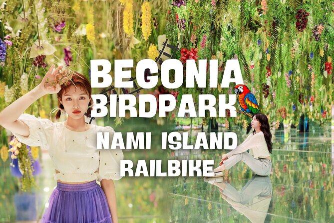 Nami Island and Begonia Bird Park Tour from Seoul (opt Railbike) - Key points to know before you book