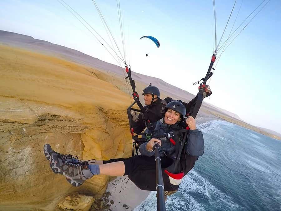 Paracas : Paragliding - Fly Like a Bird - The view begins before takeoff