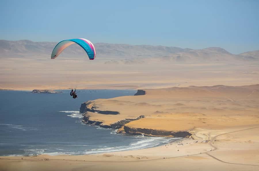 Paracas : Paragliding - Fly Like a Bird - A simple outing from Paracas