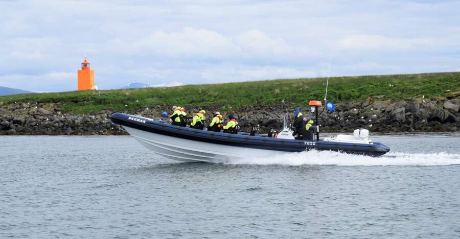 Reykjavik: Puffin Watching Tour by RIB Speedboat - The 15-minute ride across Reykjavik Bay