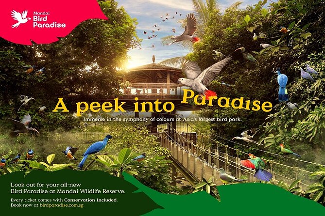 Singapore Bird Paradise Entry Ticket - Getting there from central Singapore