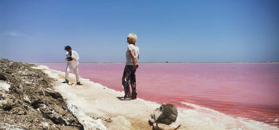 swakopmund city tour dune 7 pink lake pink flamingos - My practical verdict