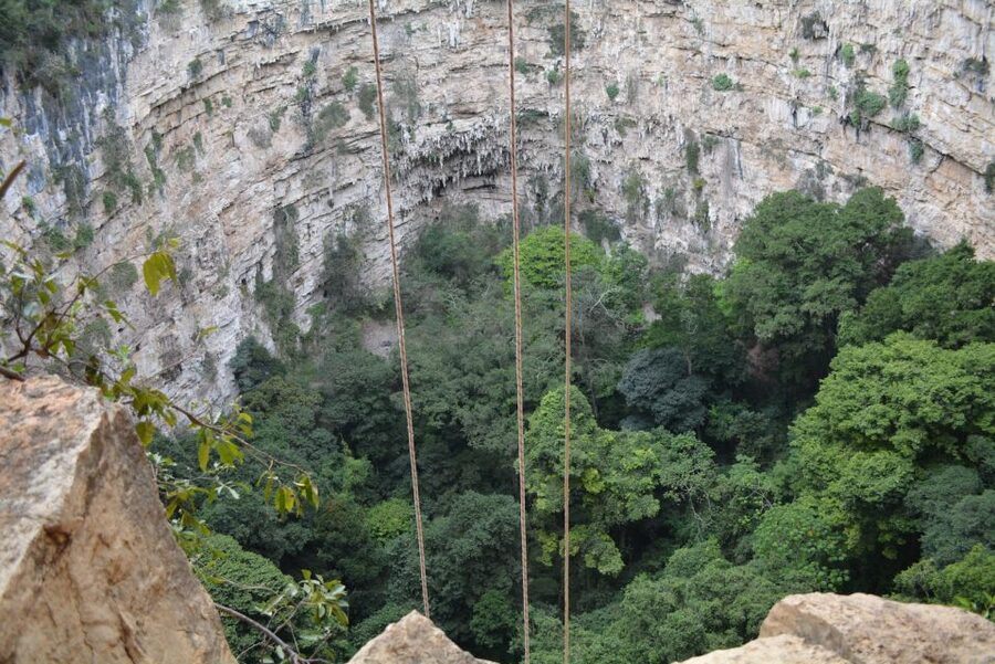 Tuxtla Gutiérrez: Sinkhole of Parrots Full-Day Rappel - What the $175 price really covers